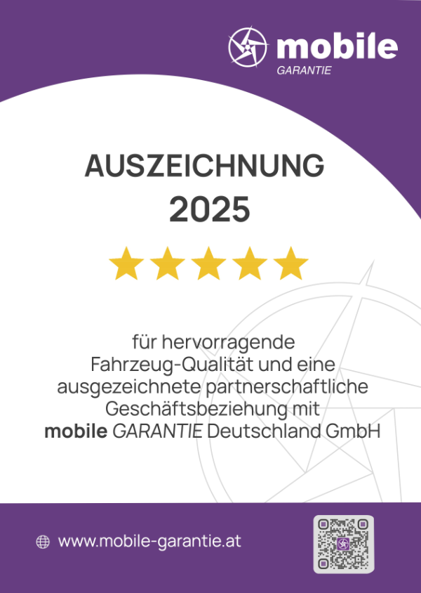 Händlerauszeichnung 2025 mobile garantie w